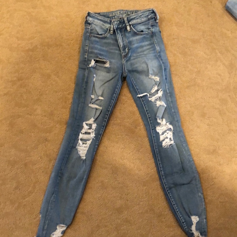 American Eagle jeans hi rose jegging